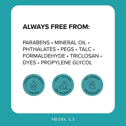Medix 5.5 10% Glycolic Acid + Lactic Acid Leave-On Exfoliating Gel – Body & Face Serum, 1.7 Fl Oz