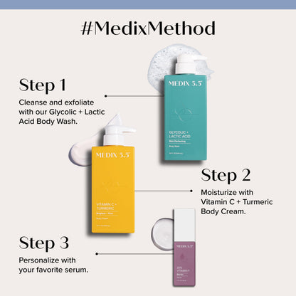 Medix 5.5 Vitamin C Cream Face & Body Lotion – 2-Pack