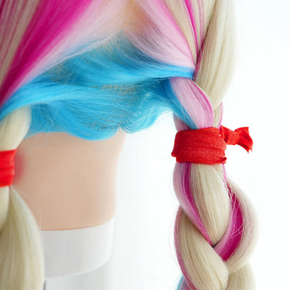 MEEDEE 100 Pack Red Hair Ties – No-Crease, Ouchless, Soft Fold-Over Elastic