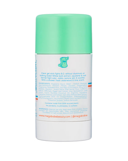 Megababe Daily Deodorant Soapy Pits – Aluminum-Free, Clear & Fresh