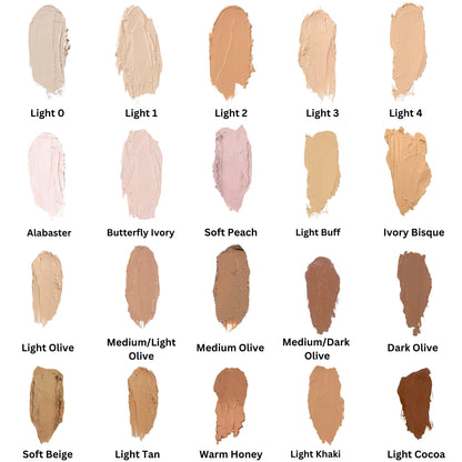 Mehron CreamBlend Stick | Face & Body Paint (Butterfly Ivory) 0.75 oz