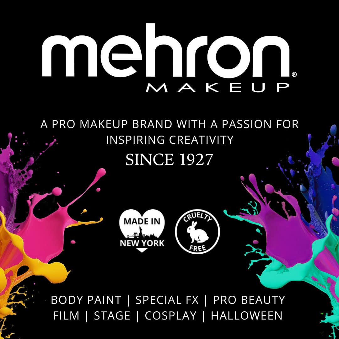 Mehron Liquid Makeup Pink – Pro Face & Body Paint for Halloween & Cosplay | Airbrush Ready 4.5 oz