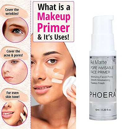 Meifen PHOERA Primer 18ml – Magical Matte Base for Pore Minimizing & Fine Line Smoothing