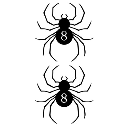 Meifng Anime Tattoo Spider 8 - Disposable Water Transfer Sticker for Cosplay