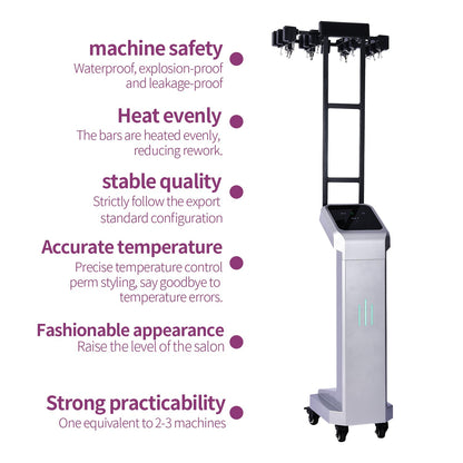 Meizhouhu Digital Hair Perm Machine with LCD Display – Salon-Grade Curler