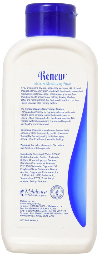 Melaleuca Renew Intensive Skin Therapy Body Wash 12oz – Gentle Daily Cleanse