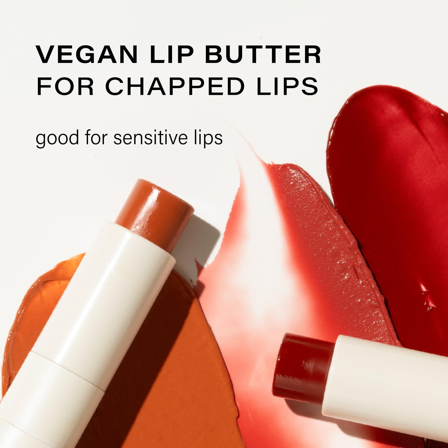 Melixir Vegan Lip Butter (12 Colors) – Hydrating Tinted Lip Balm with Shea Butter – #15 Dirty Pink