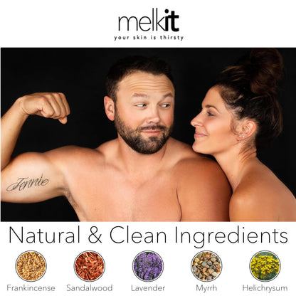 Melkit Body Melk Natural Body Cream – Fast-Absorbing Hydration for Dry & Sensitive Skin (16 oz)