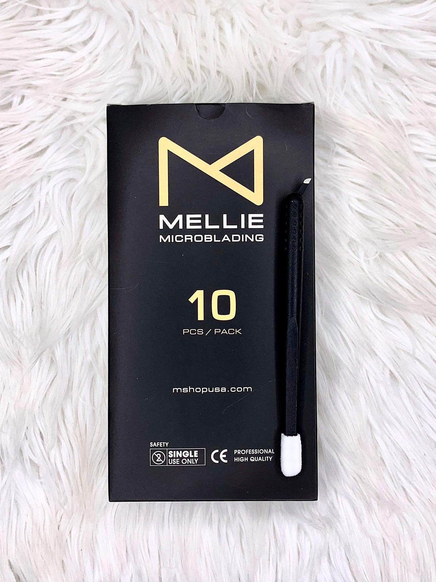 Mellie Microblading Disposable Pens Pack (10) – U-Shape, EO Sterilized, 0.15mm Nano Tip