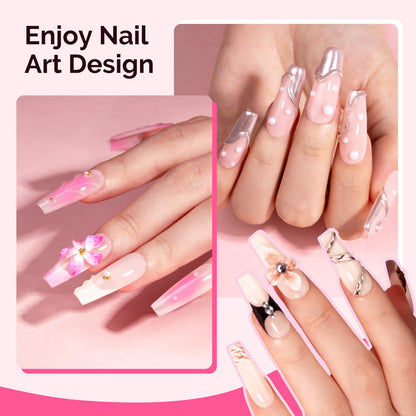 MelodySusie Solid Builder Nail Gel Kit 60g – 3D Nail Sculpting & Extensions