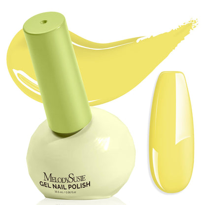 MelodySusie Highly Pigmented Gel Nail Polish – 0.56 fl oz (16.5 ml), Plant-Based, Tilt-and-Stand Bottle, TPO & HEMA Free
