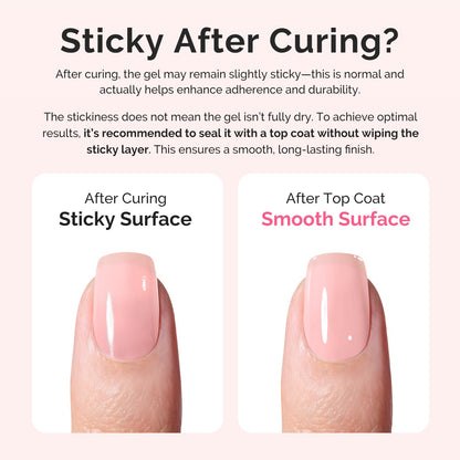 MelodySusie Hema-Free Milky Pink Builder Gel – 0.5 Fl Oz | UV/LED Extension
