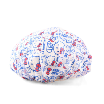 MENBLY Kitty & Kuormi-Bunny Shower Cap 2 Pack | Reusable Waterproof Hair Cover for All Hair Lengths