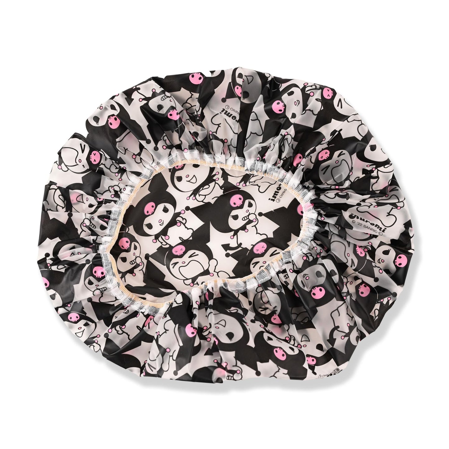 MENBLY Kitty & Kuormi-Bunny Shower Cap 2 Pack | Reusable Waterproof Hair Cover for All Hair Lengths