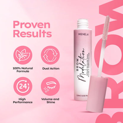 MENELA 2-in-1 Eyebrow & Lash Serum – 10 Botanical Actives, Biotin