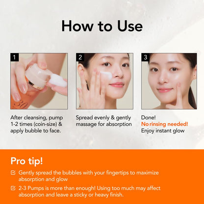 MENOKIN 30 Seconds Quick Bubble Mask Lift – Collagen & Niacinamide, 70 Uses
