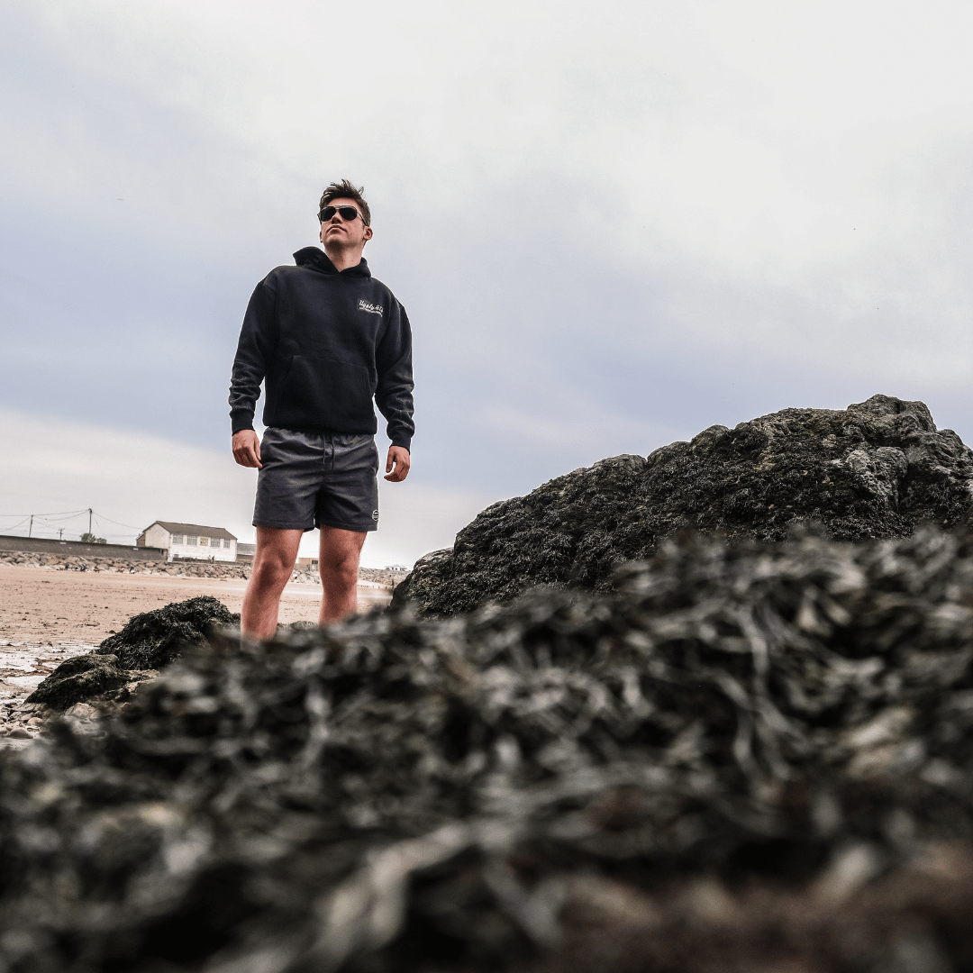 Black Surf Diamond Hoodie