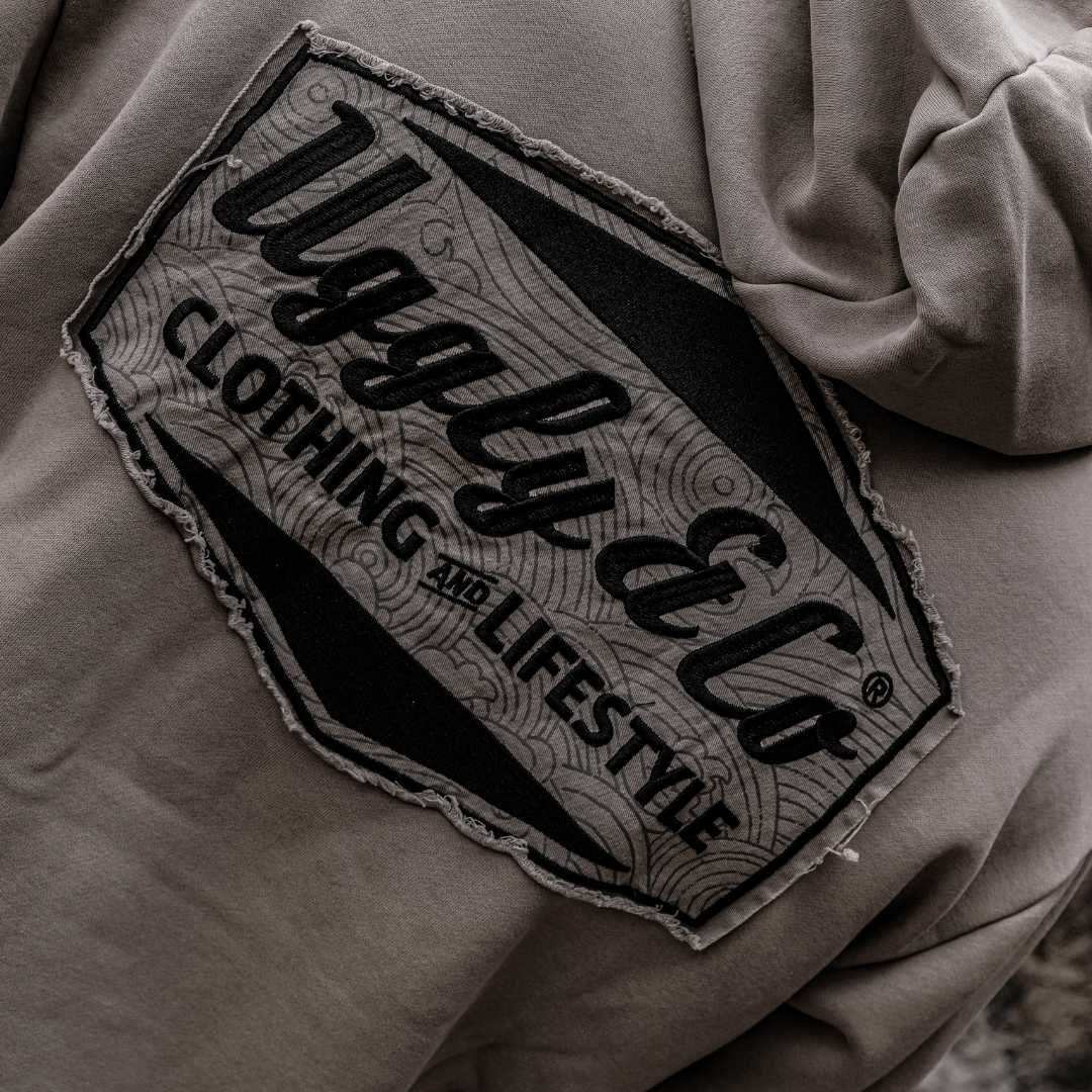 Beige Surf Diamond Hoodie