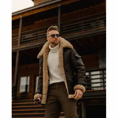 Sheepskin Aviator Jacket