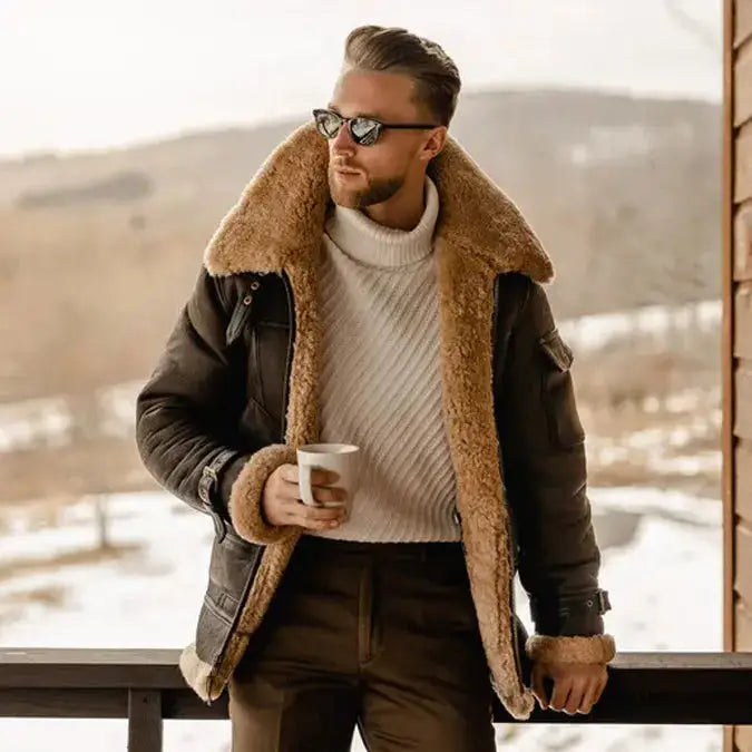 Sheepskin Aviator Jacket