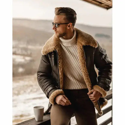 Sheepskin Aviator Jacket