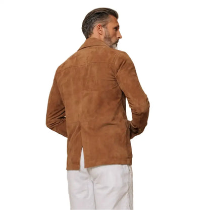 Men’s Brown Suede Field Jacket