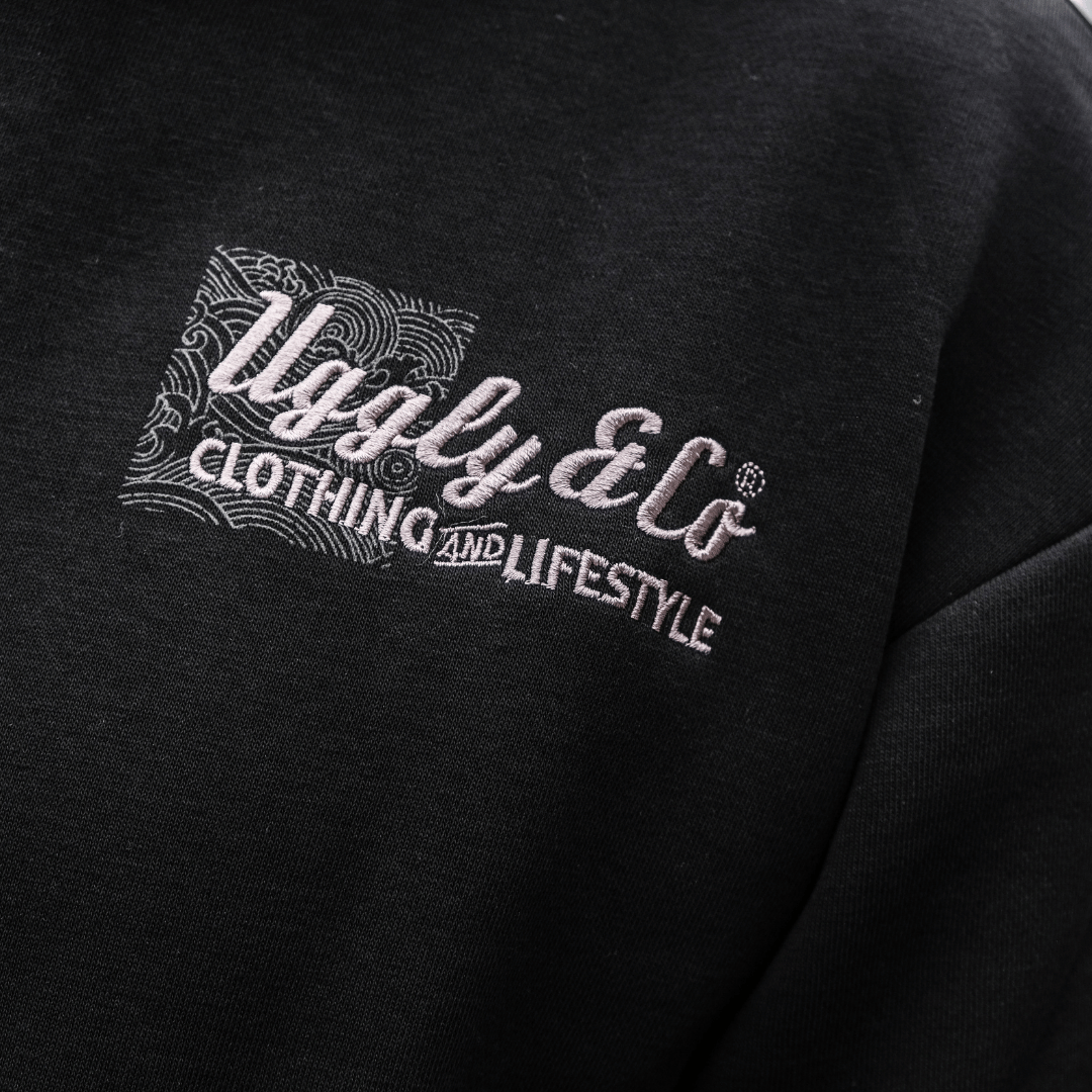 Black Surf Diamond Hoodie