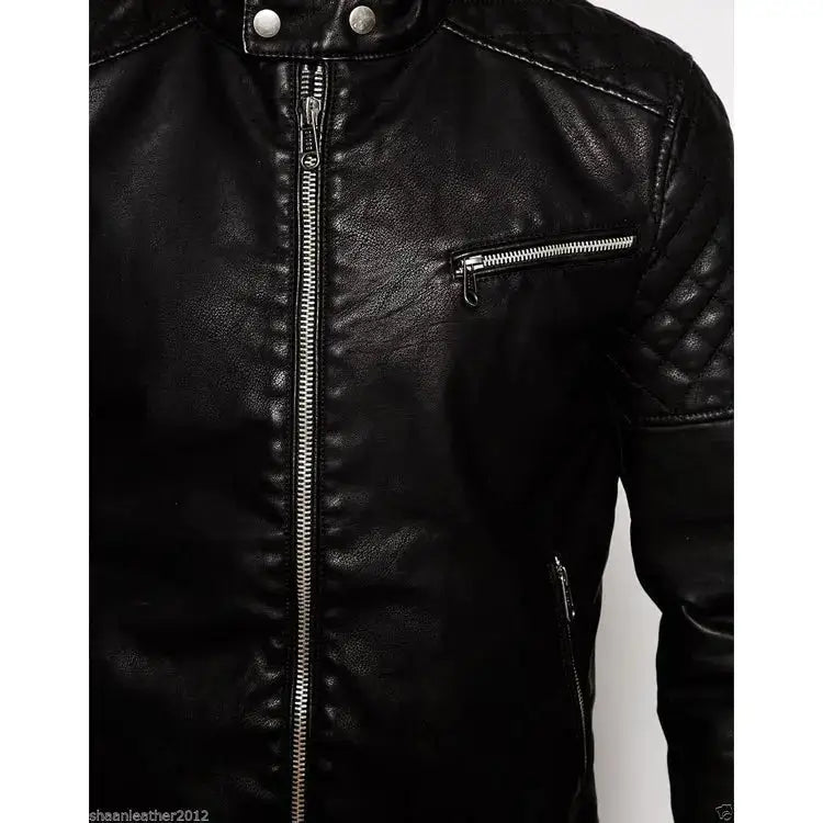 Men’s New Leather Biker Jacket