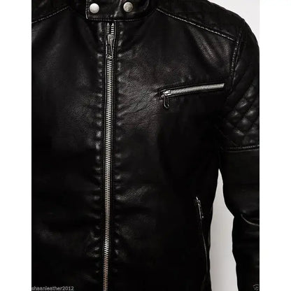 Men’s New Leather Biker Jacket