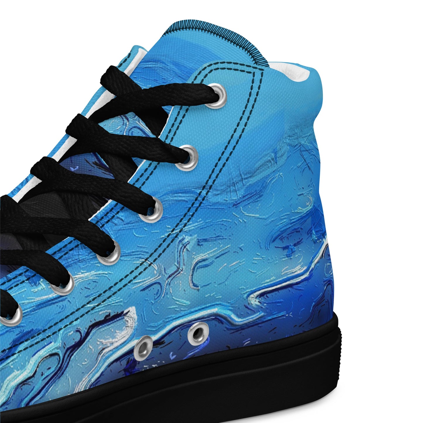 A Drop In The Ocean - Mens High-Top Canvas Shoes