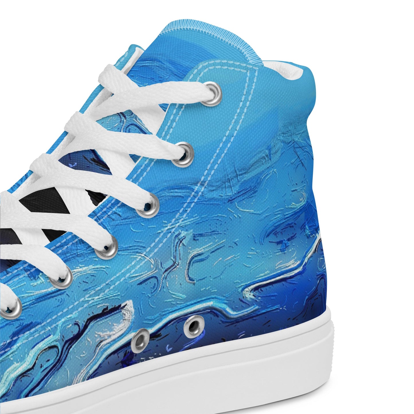A Drop In The Ocean - Mens High-Top Canvas Shoes