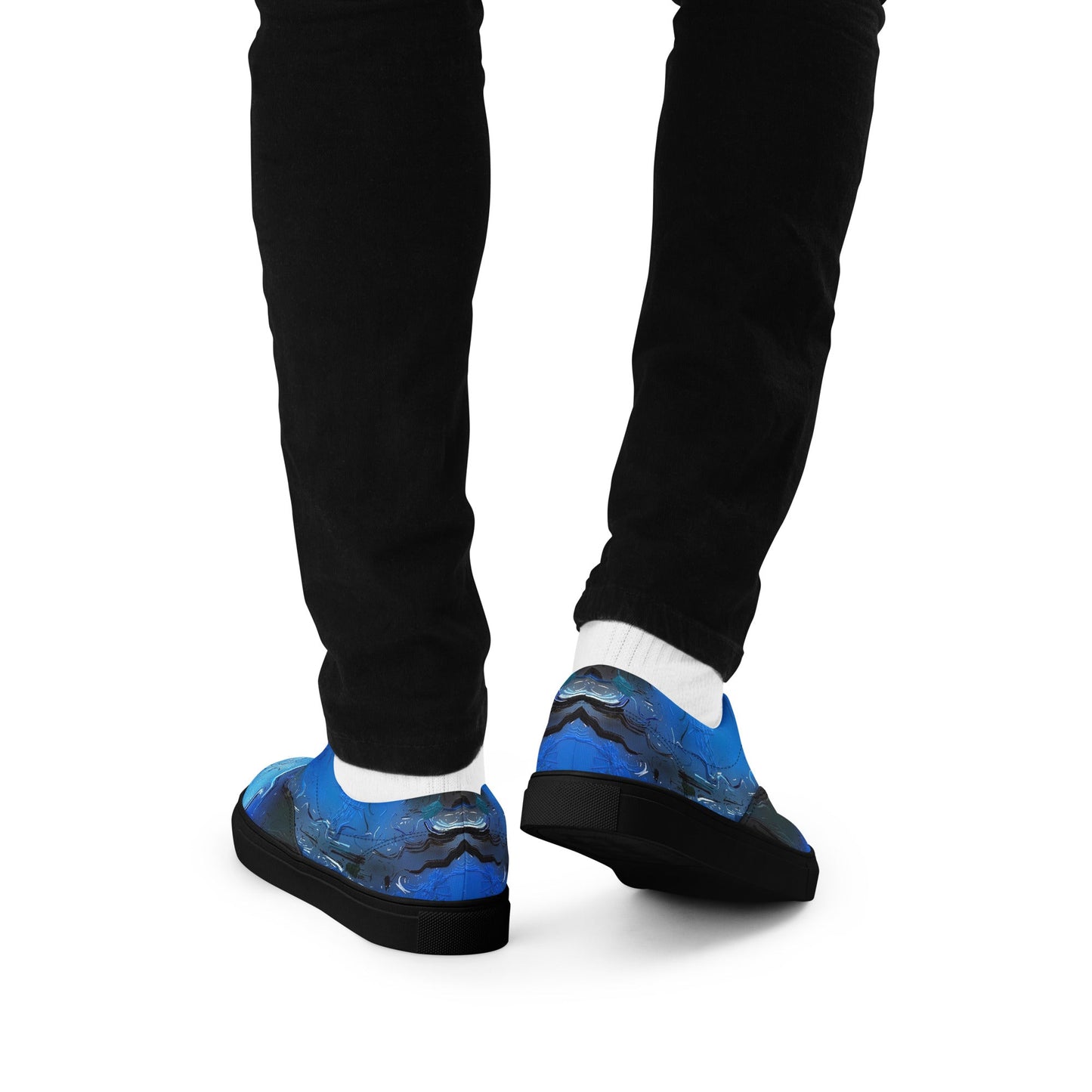 A Drop In The Ocean - Mens Lace-Up Canvas Shoes