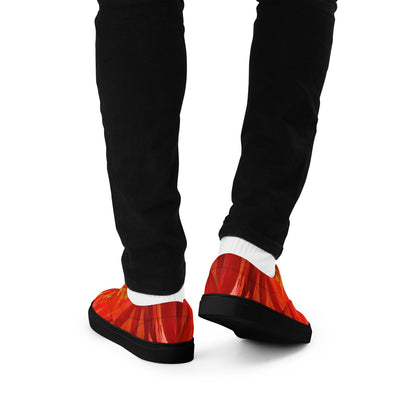 Qízhì - Mens Lace-Up Canvas Shoes