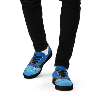 A Drop In The Ocean - Mens Lace-Up Canvas Shoes