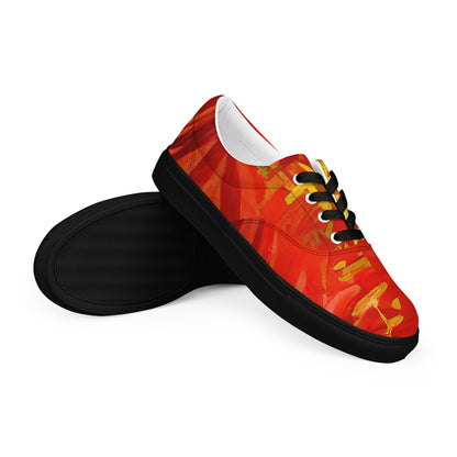 Qízhì - Mens Lace-Up Canvas Shoes