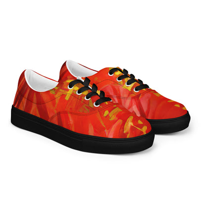 Qízhì - Mens Lace-Up Canvas Shoes