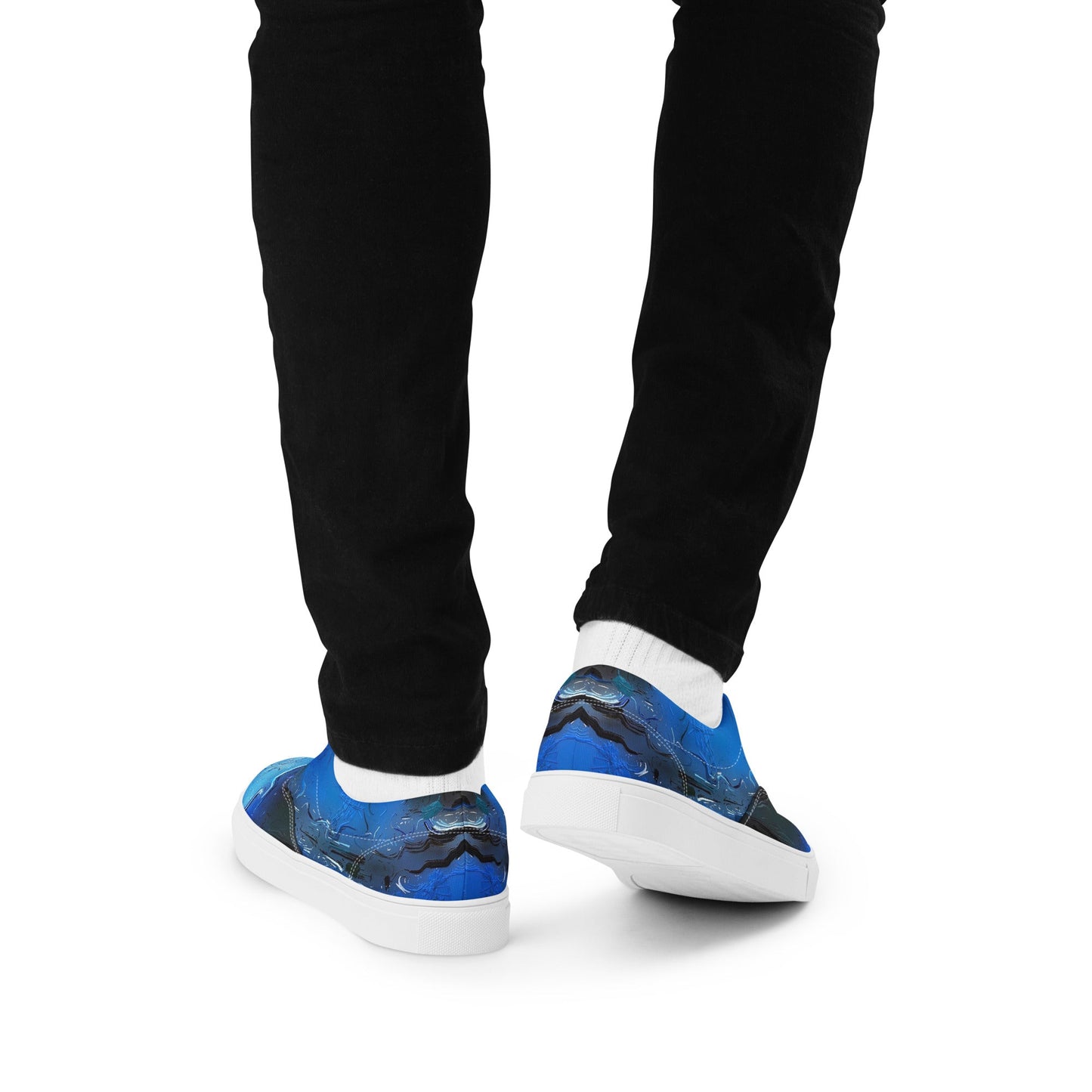 A Drop In The Ocean - Mens Lace-Up Canvas Shoes