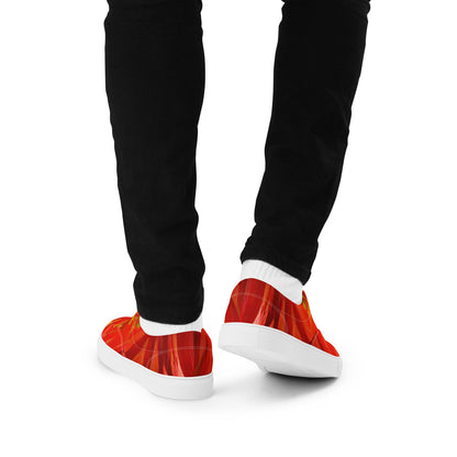 Qízhì - Mens Lace-Up Canvas Shoes