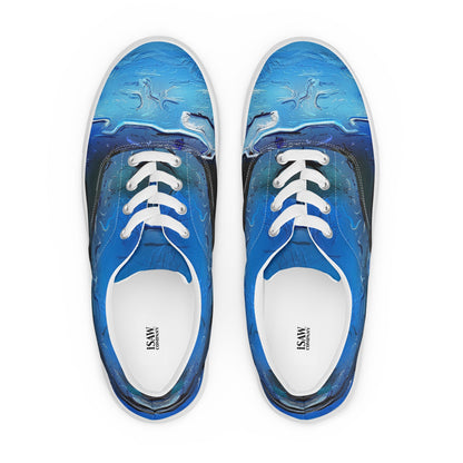 A Drop In The Ocean - Mens Lace-Up Canvas Shoes