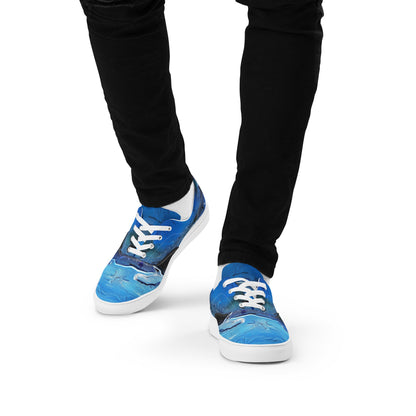 A Drop In The Ocean - Mens Lace-Up Canvas Shoes