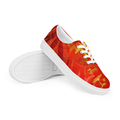 Qízhì - Mens Lace-Up Canvas Shoes