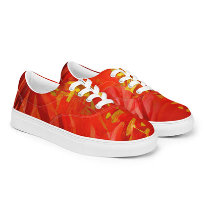Qízhì - Mens Lace-Up Canvas Shoes
