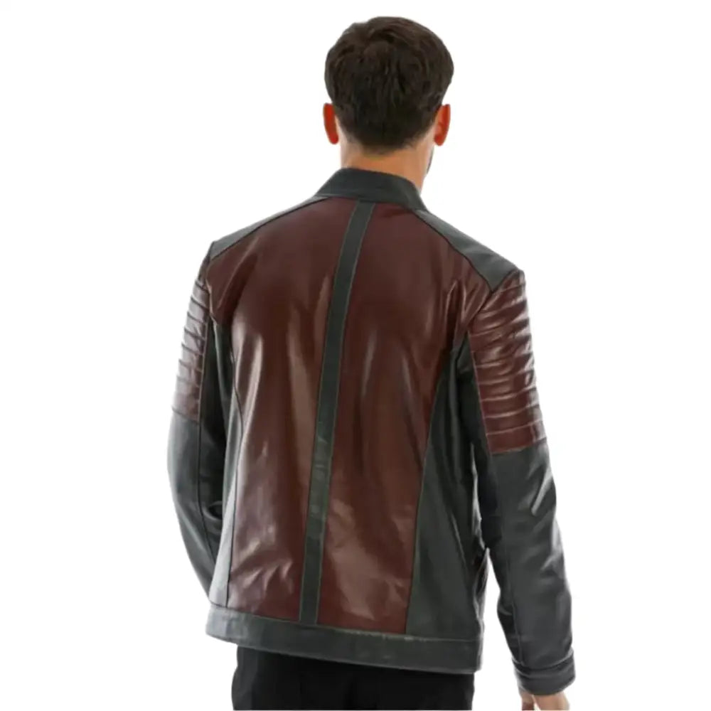 Men’s Lamb Leather Winter Biker Jacket