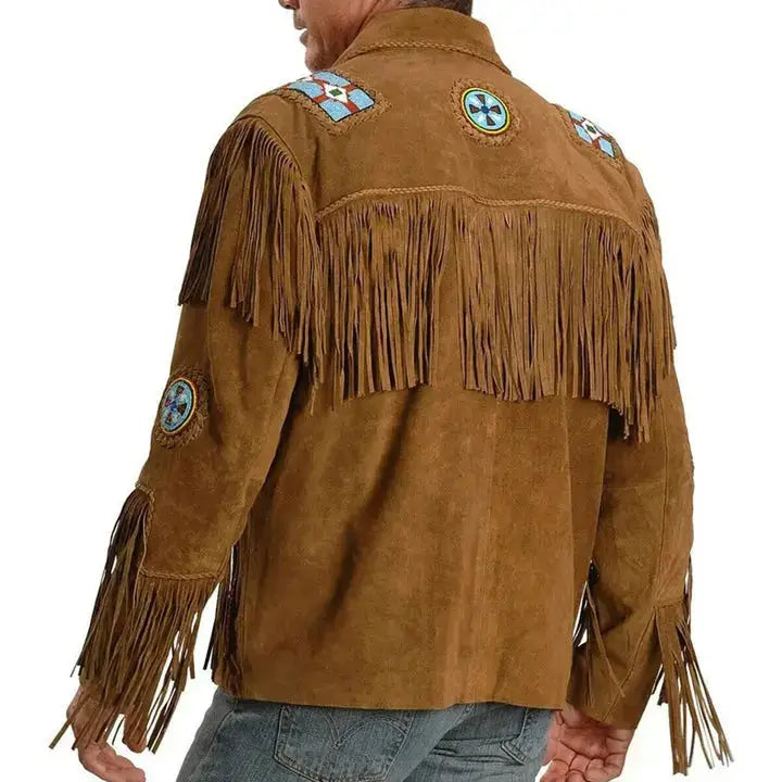 Men’s Suede Western Leather Jacket