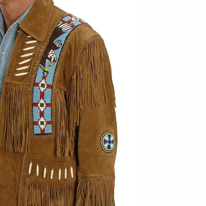 Men’s Suede Western Leather Jacket