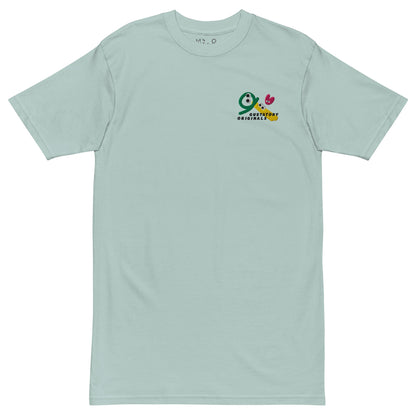 GUSTATORY Originals Shapes & Sizes Heavy Cotton Embroidered T-Shirt