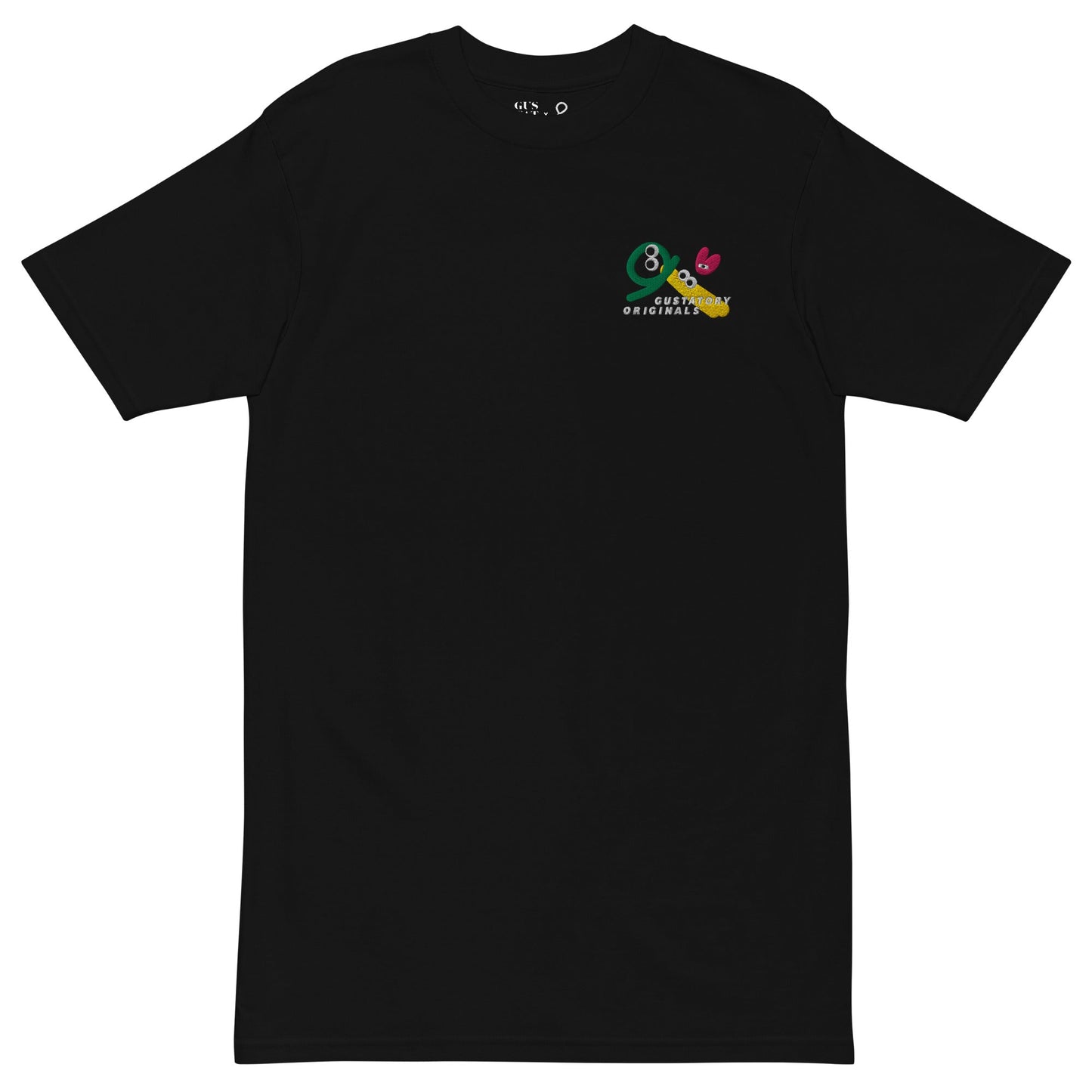 GUSTATORY Originals Shapes & Sizes Heavy Cotton Embroidered T-Shirt