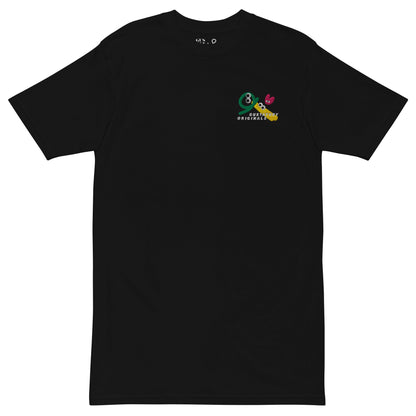 GUSTATORY Originals Shapes & Sizes Heavy Cotton Embroidered T-Shirt