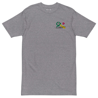 GUSTATORY Originals Shapes & Sizes Heavy Cotton Embroidered T-Shirt