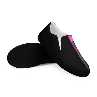 Half Black Half Báijiǔ - Mens Slip-On Canvas Shoes